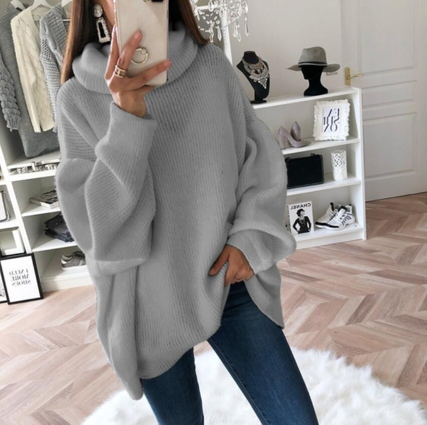 Women Oversized Soft Knit Sweater Lune London