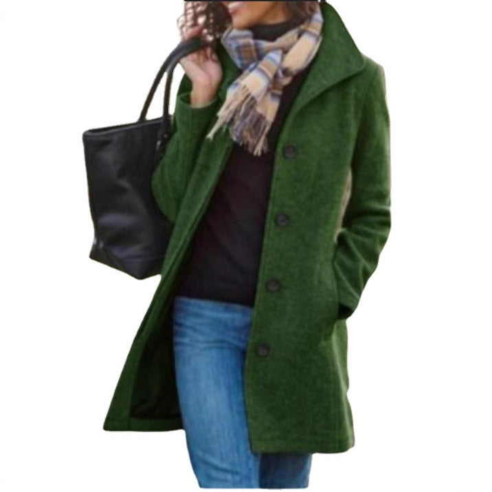 Classic Lune London Women's Blazer Coat with Lapels