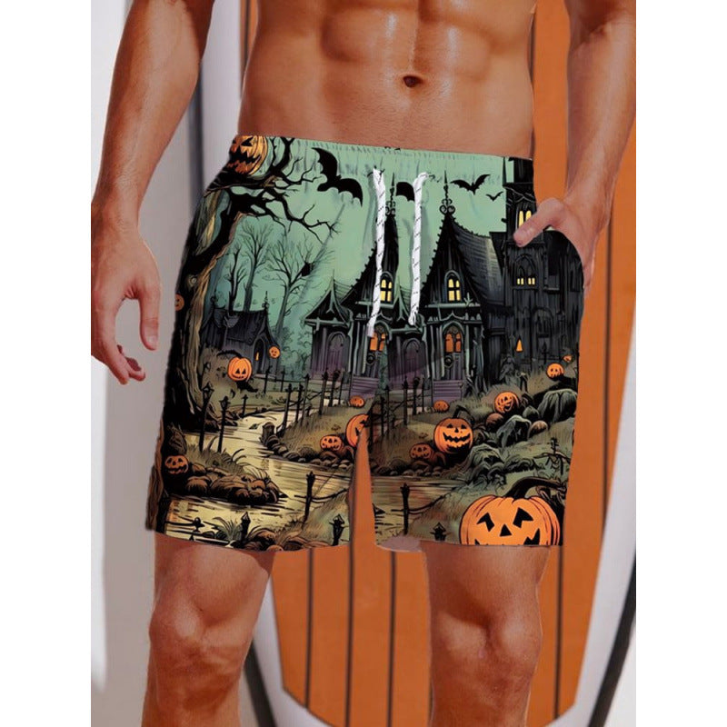 Men's Graphic Printed Psychedelic Swimwear Lune London