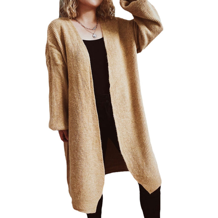 Cardigan oversized femme avec décolleté en V profond et coupe décontractée Chic & Stil