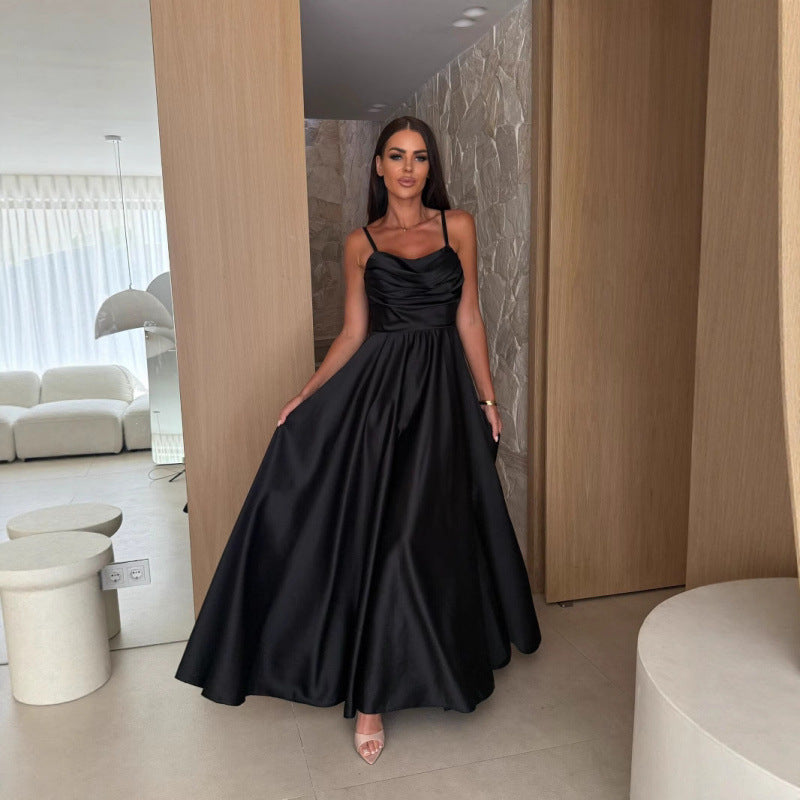 Ladies Elegant Evening Dress Long to the Floor Lune London