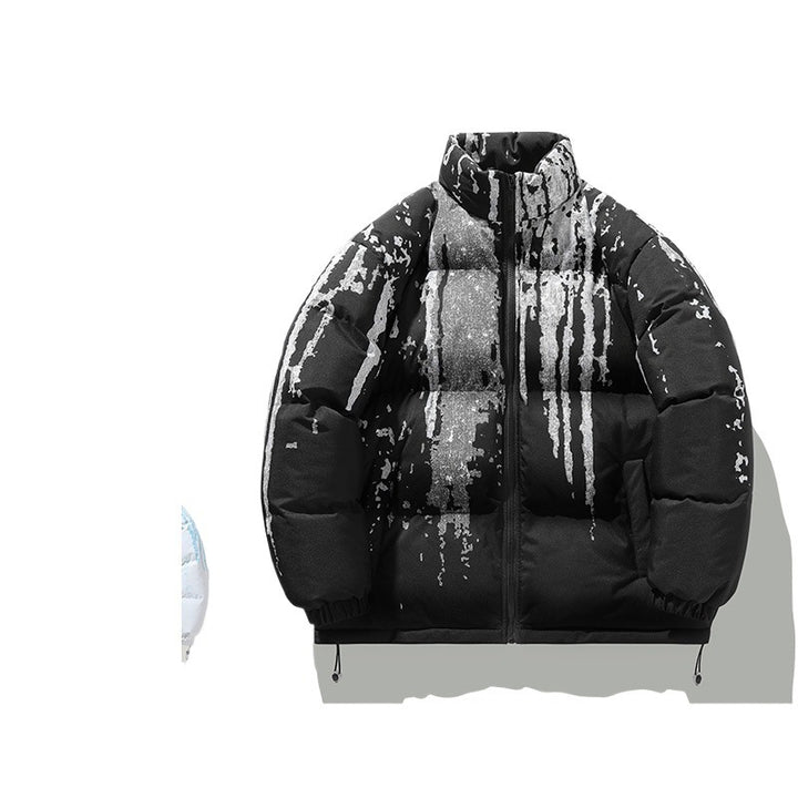 Winter ladies puffer jacket with elastic cuffs and chic and stylish design