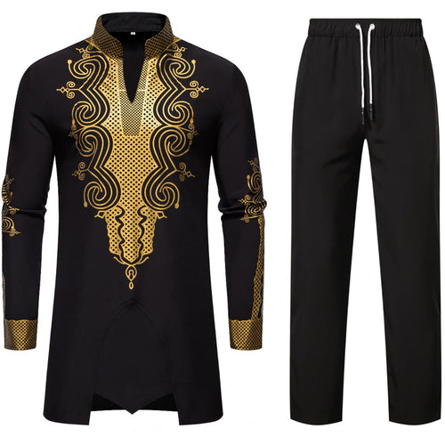 Men's traditional outfit with an elaborate pattern Lune London