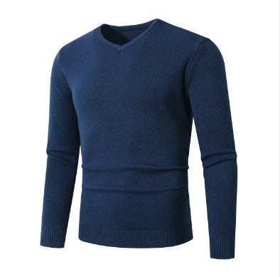 Elegant men's V-neck sweater made of high-quality cotton Lune London