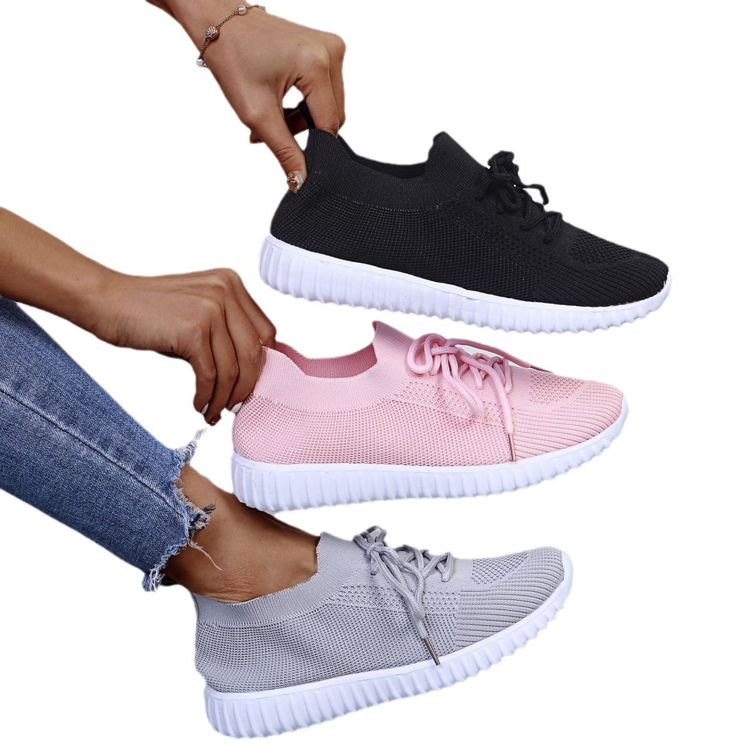 Breathable casual shoes for women with elastic upper Lune London