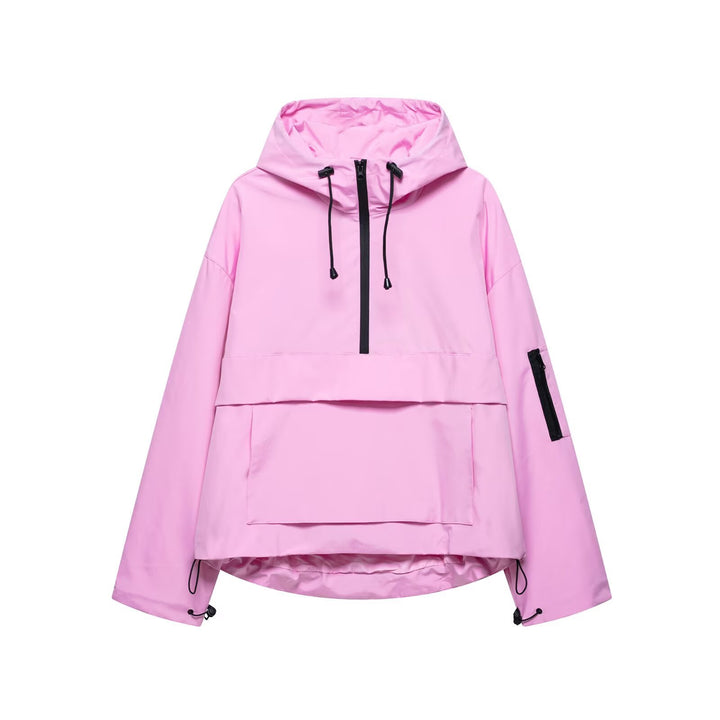Veste de loisirs pour femmes avec col à capuche ajustable et poches pratiques Chic & Stil