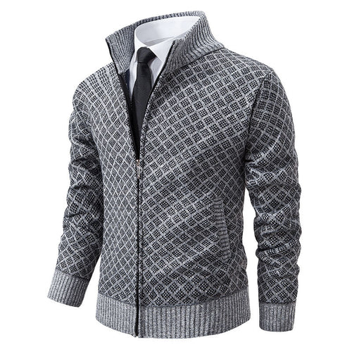 Elegant knitted blazer for men with a textured pattern Lune London
