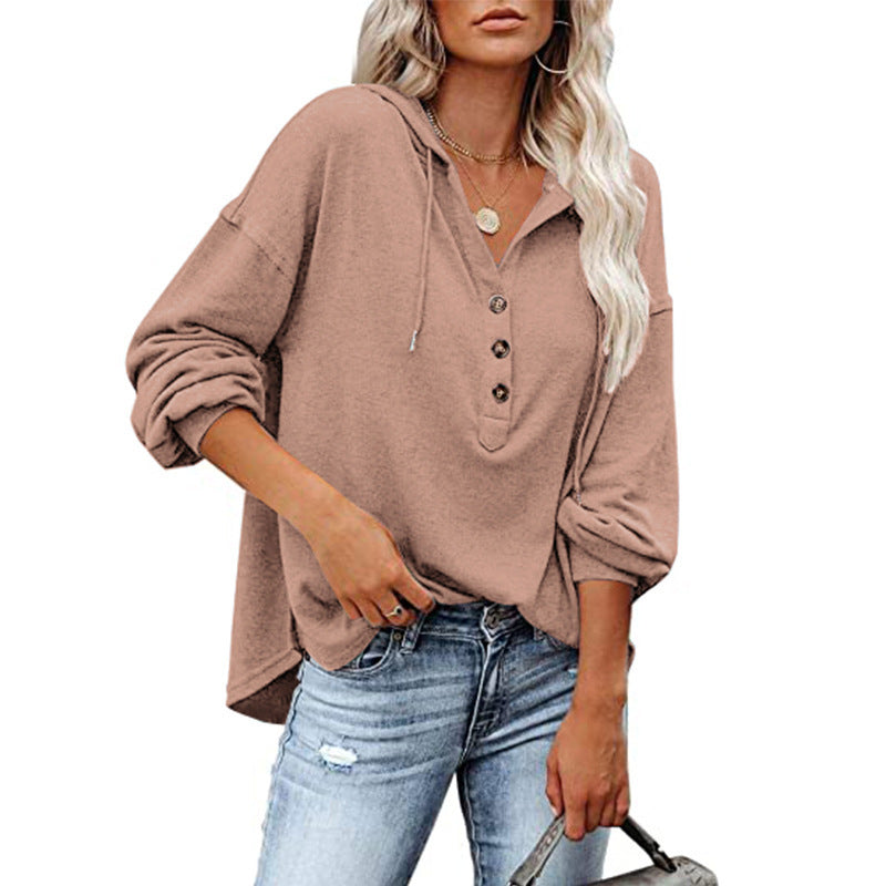 Lune London Women's Casual Hooded T-shirt