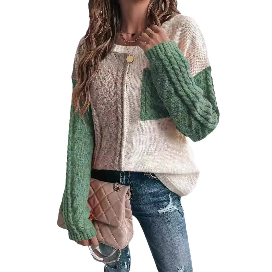Casual knit sweater for women with asymmetrical design Lune London