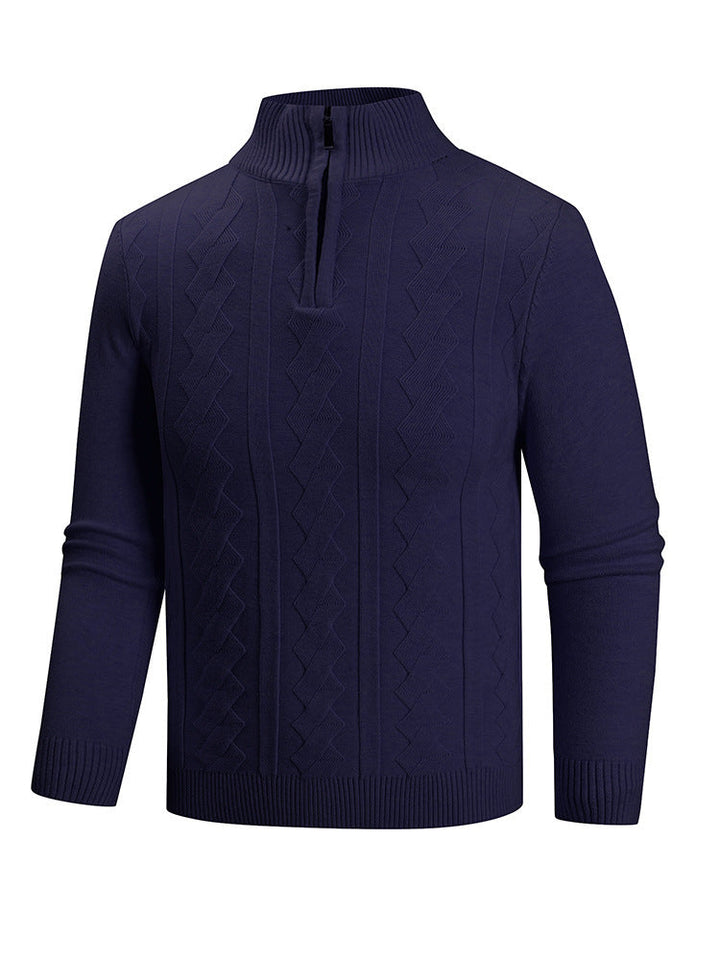 Lune London | Men's knitted sweater with high collar
