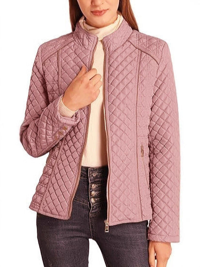 Lune London ladies casual down jacket with high collar