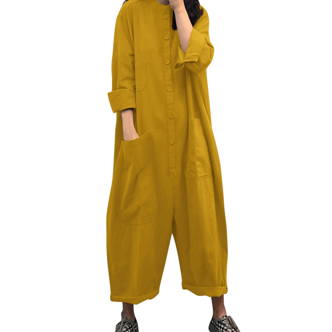 Women's jumpsuit with practical pockets and casual cut Lune London