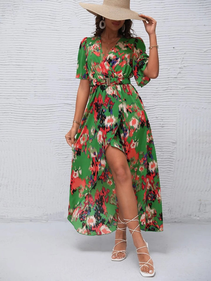 Lune London belted maxi dress for women