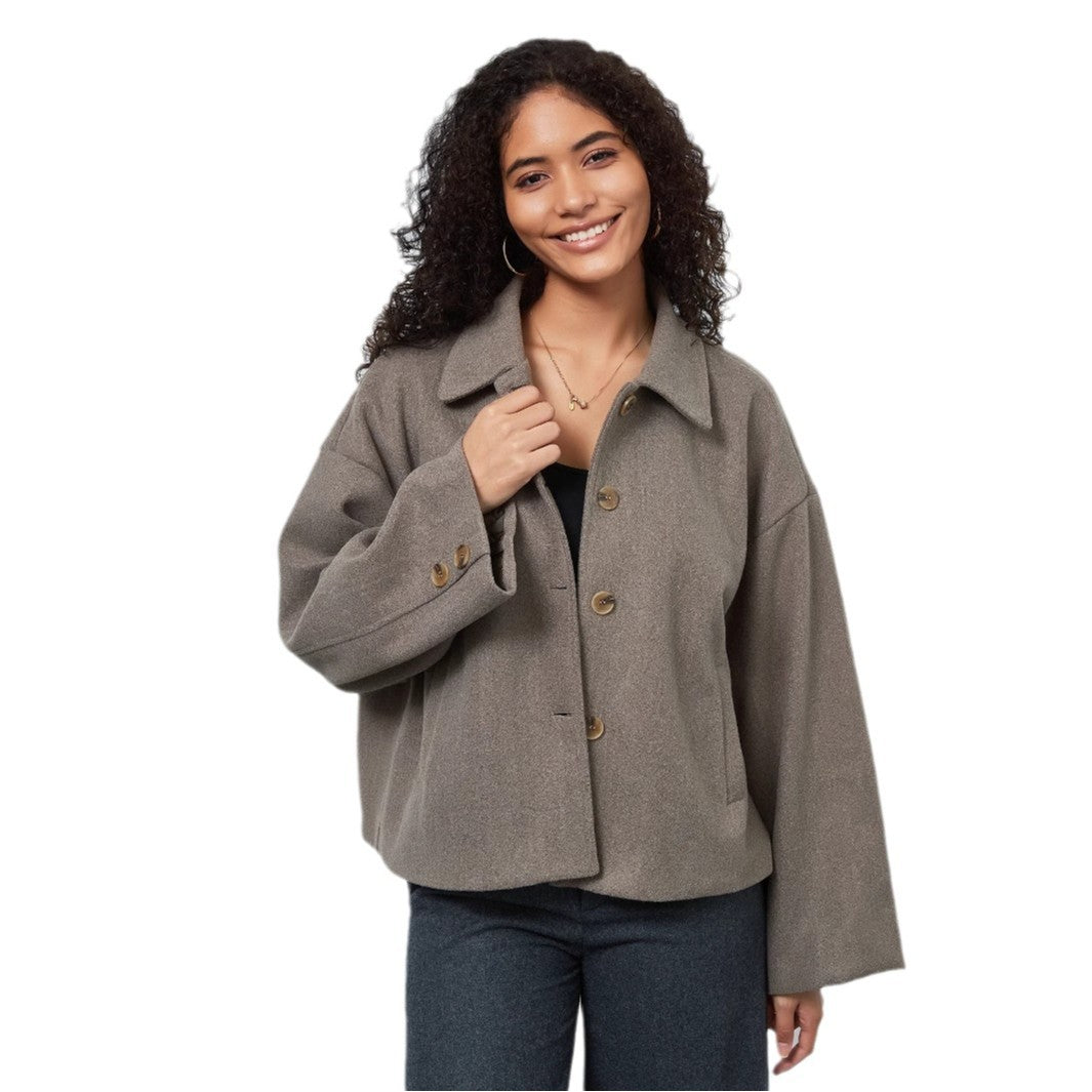Ladies casual oversized double-breasted jacket Lune London
