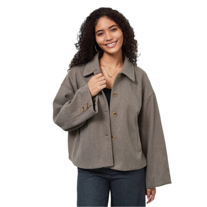 Ladies casual oversized double-breasted jacket Lune London