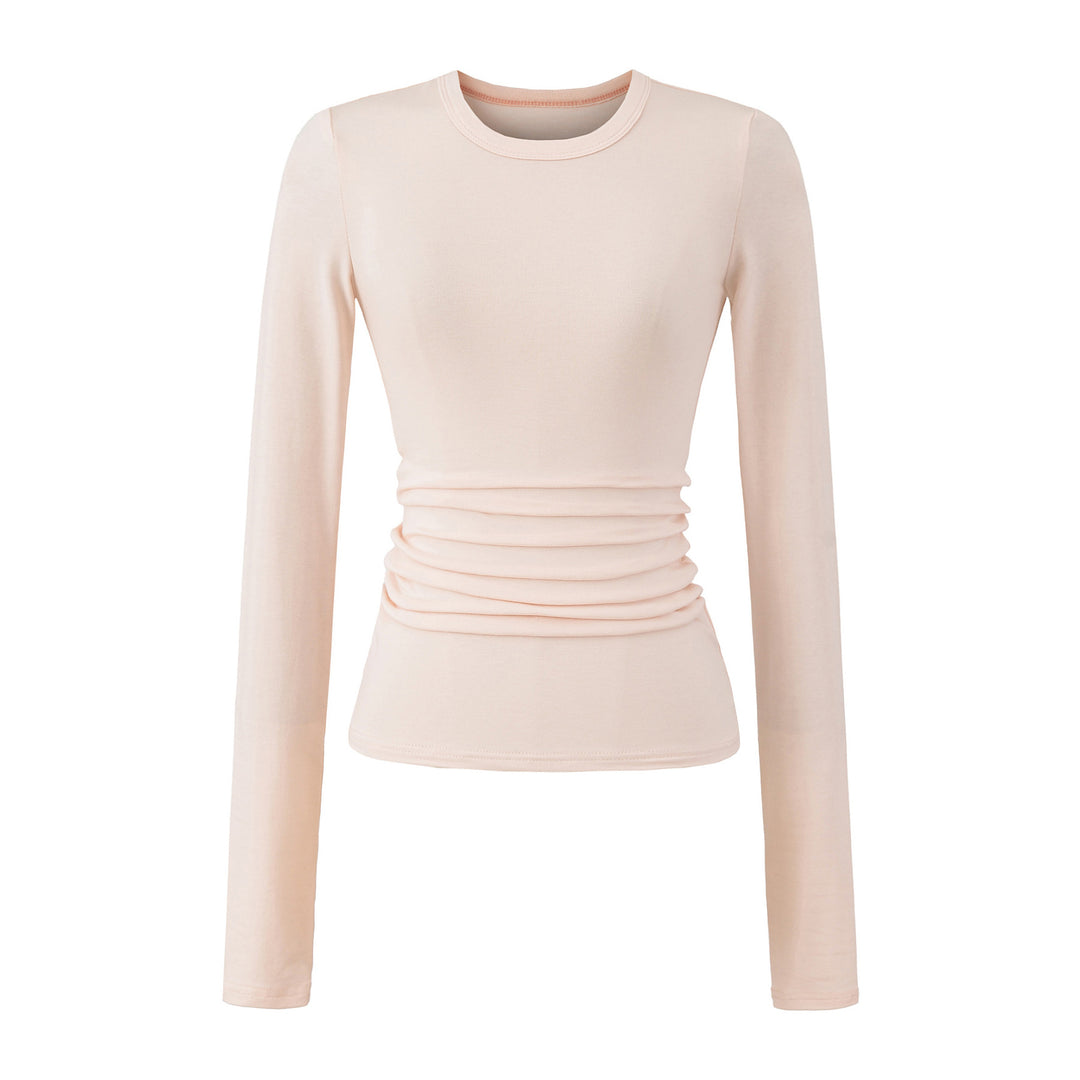 Lune London long sleeve blouse for women with gathers