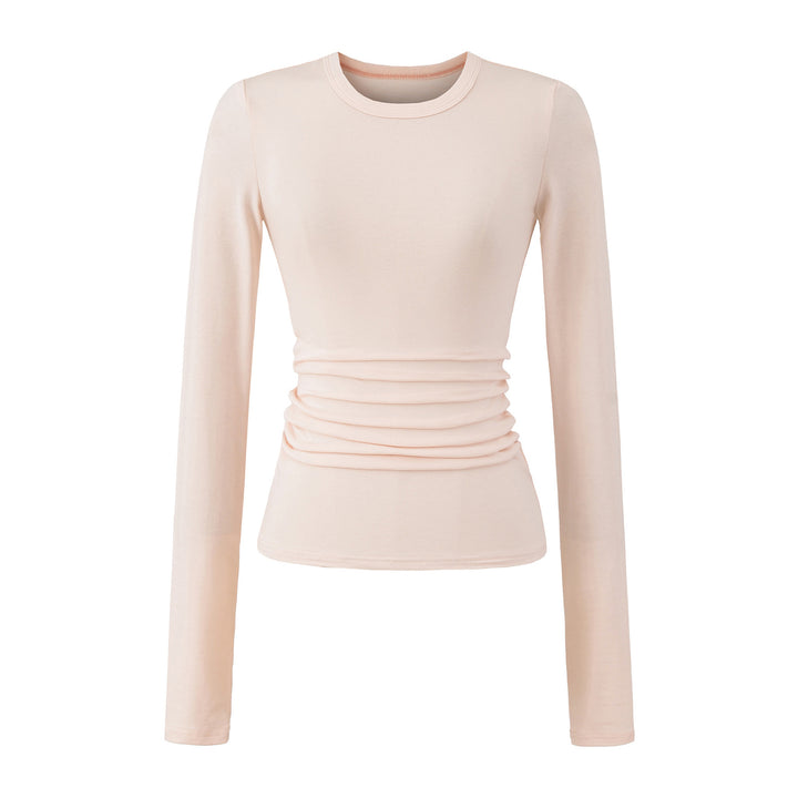 Lune London long sleeve blouse for women with gathers