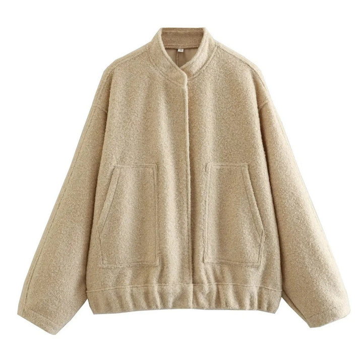Cool oversized wool blend jacket Women Lune London