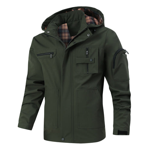 Veste de plein air polyvalente pour hommes avec poches pratiques Lune London