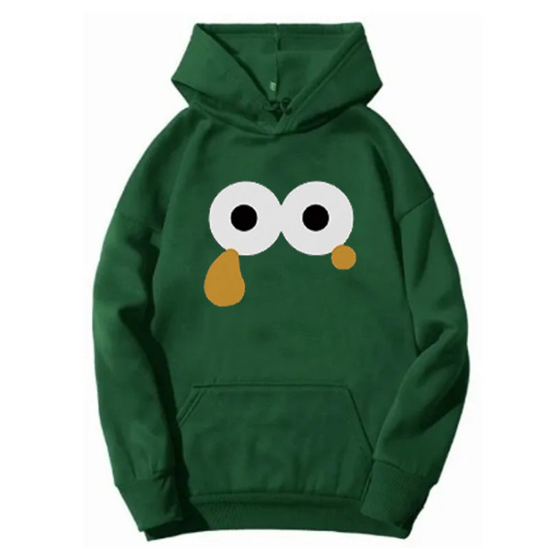 Women's hoodie with eye-catching cartoon print Chic & Stil
