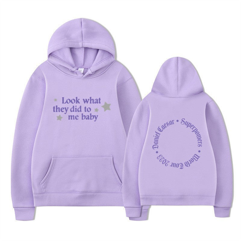 Women's hooded sweatshirt with creative slogan and unique design Chic & Stil