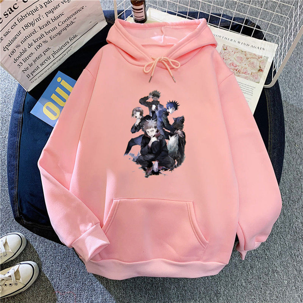 Women's hoodie with unique anime design Chic & Stil