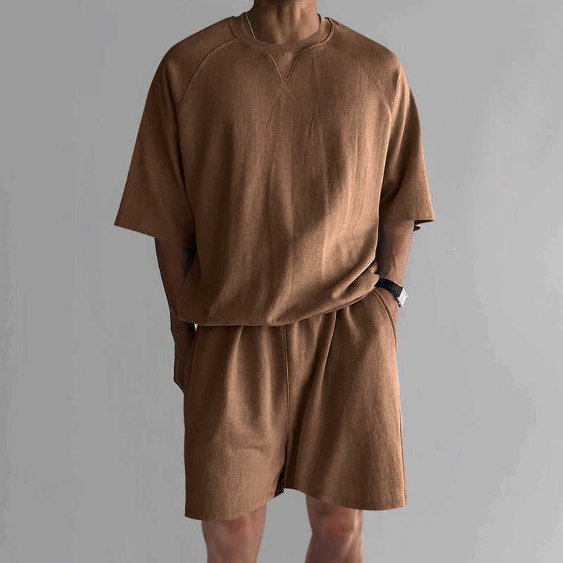Comfortable sports suit for men with wide sleeves and an elastic waist Lune London