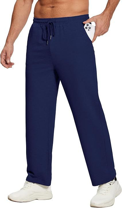 Comfortable sports pants for men with elastic waist and side pockets Lune London