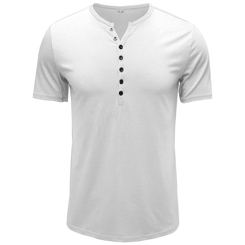 Lune London Short Sleeve Henley T-shirt for Men