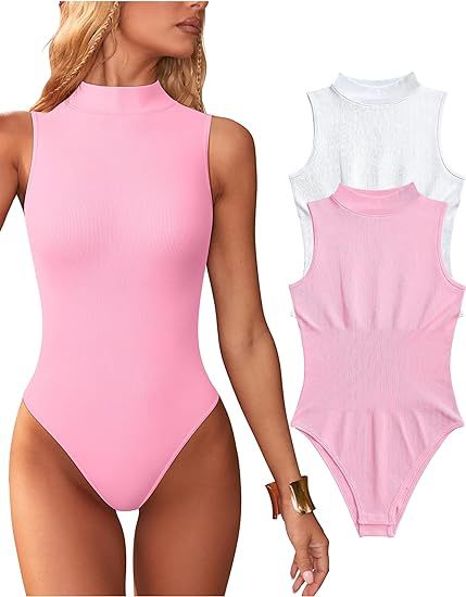 Women's bodysuit with elegant stand-up collar and textured surface Lune London