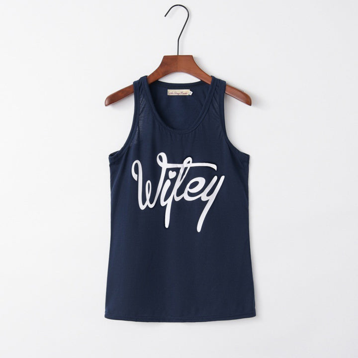 Débardeur pour femmes avec des lettrages tendance Chic & Stil