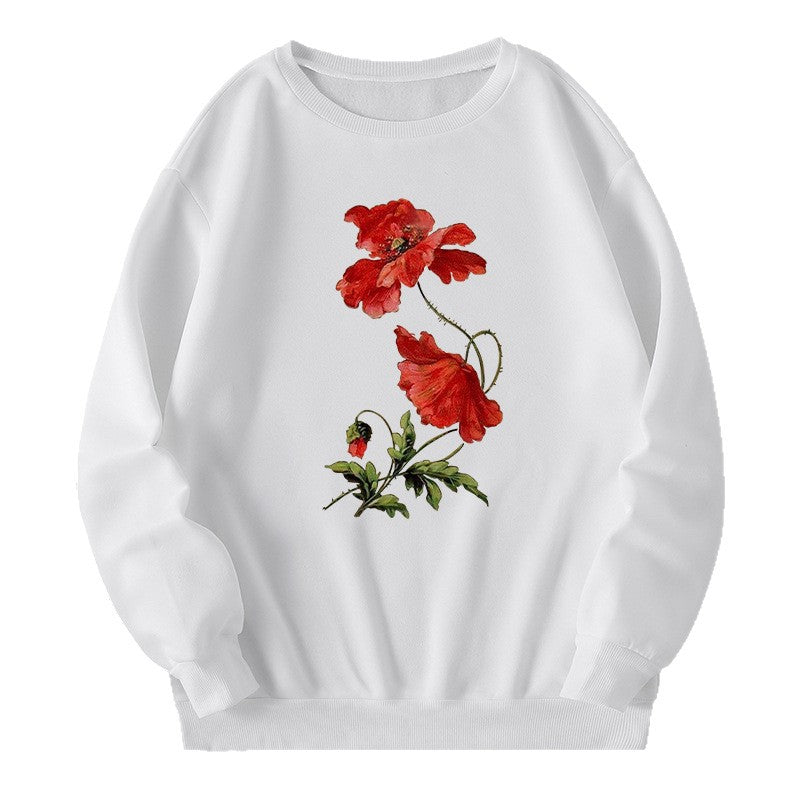 Sweatshirt pour femmes avec design floral et coupe confortable Chic & Stil
