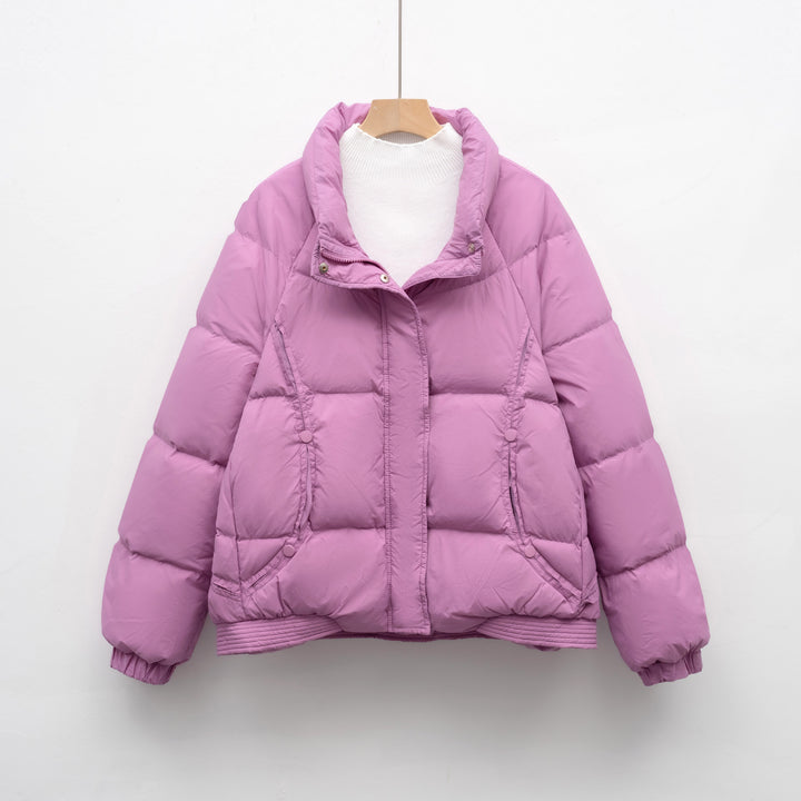 Ladies Thief Down Jacket with modern collar and practical pockets Lune London