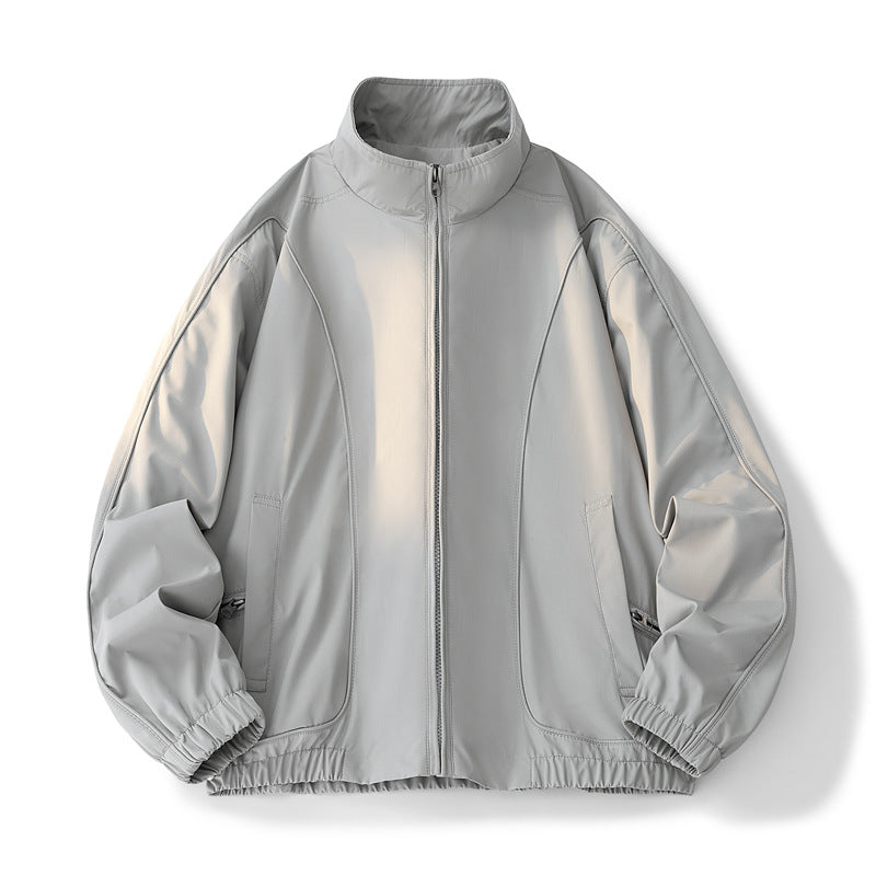 Custom women's transition jacket with elastic waist and practical pockets Lune London