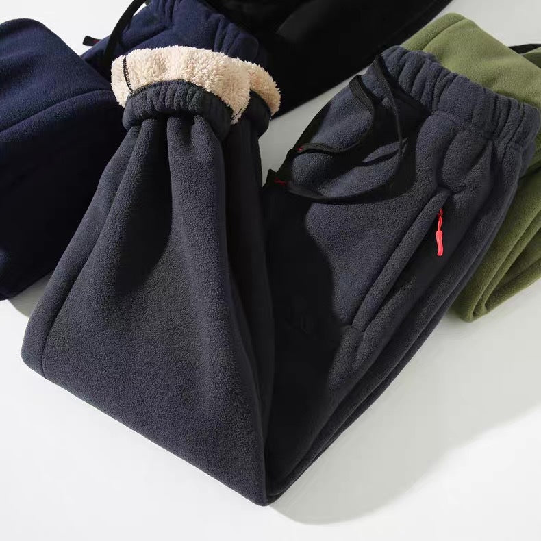 Pantalons en polaire fluides pour femmes avec taille réglable Chic & Stil