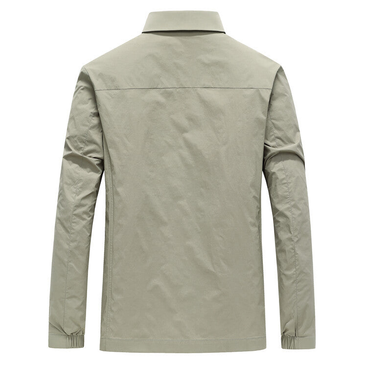 Lightweight transition jacket for men in minimalist style Lune London