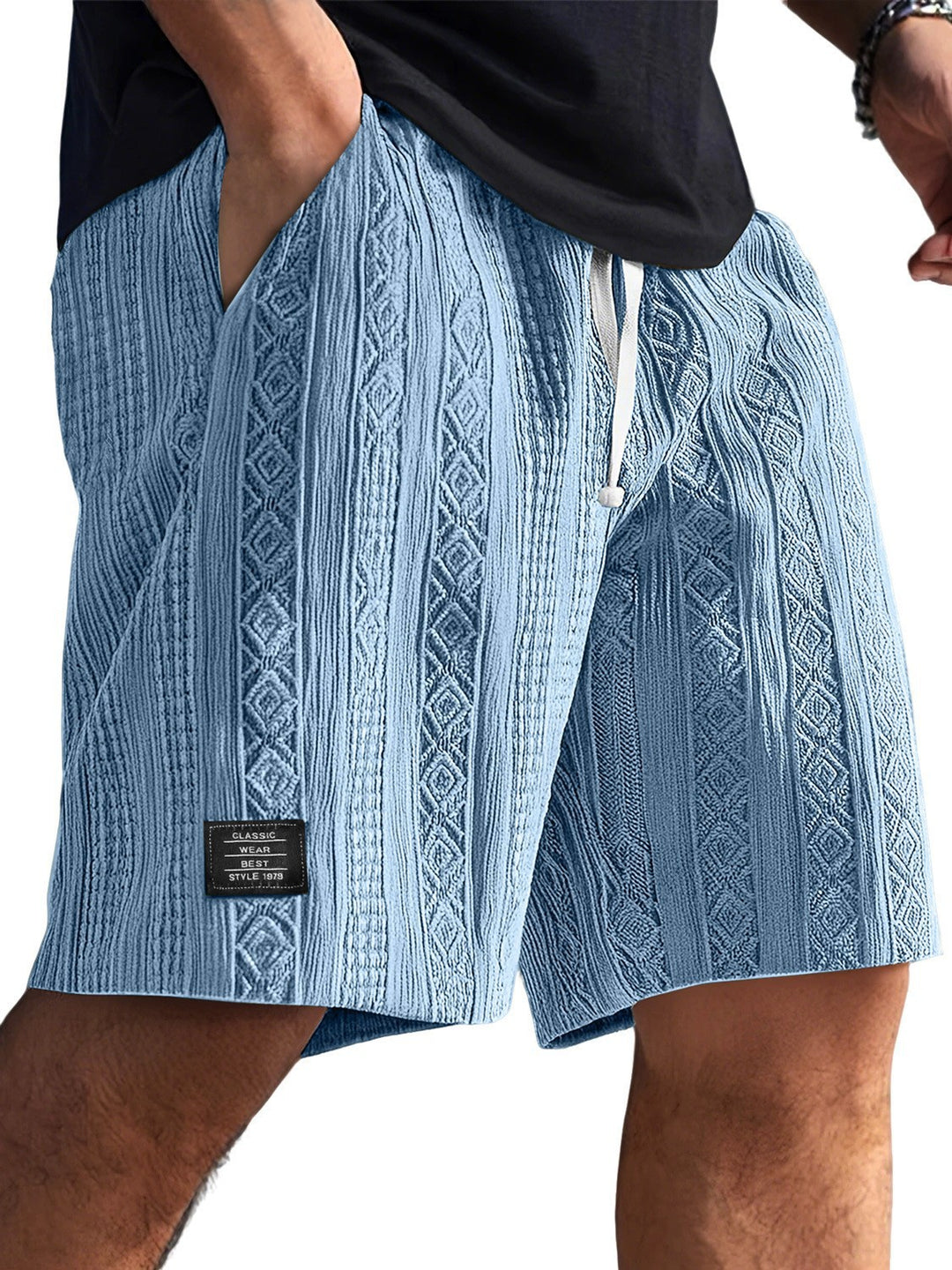 Men's Stylish Leisure Pants in Casual Knit Design Lune London