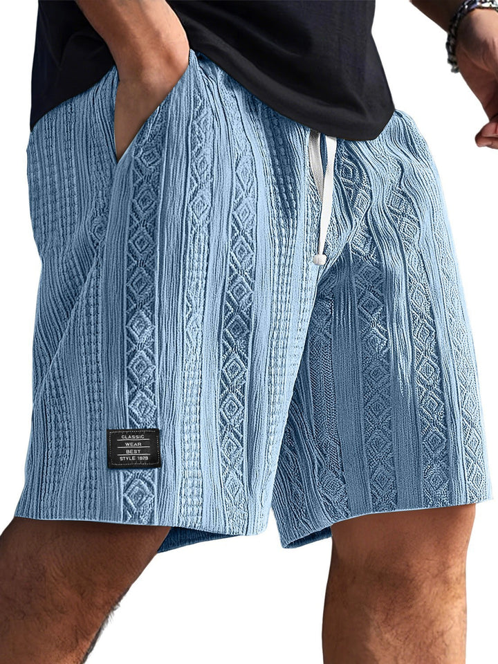 Men's Stylish Leisure Pants in Casual Knit Design Lune London