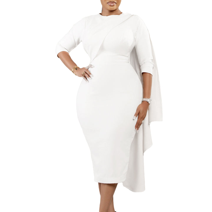 Midi dress for women with asymmetric cut Lune London