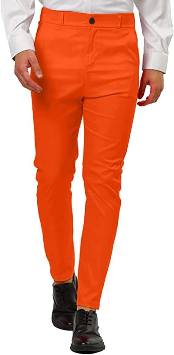 Pantalon chino slim-fit pour homme tendance avec taille élastique et design innovant Lune London