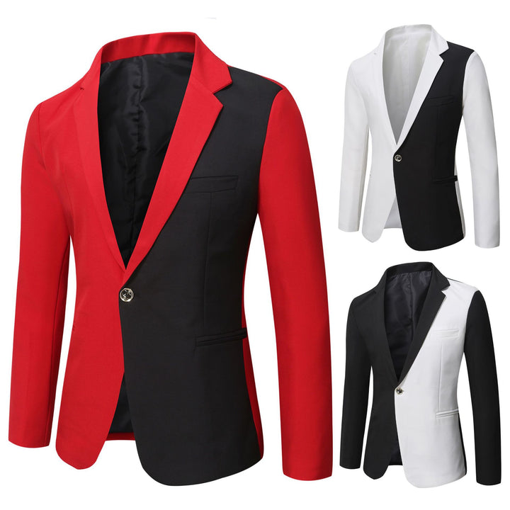 Chic and stylish contrast jacket for men