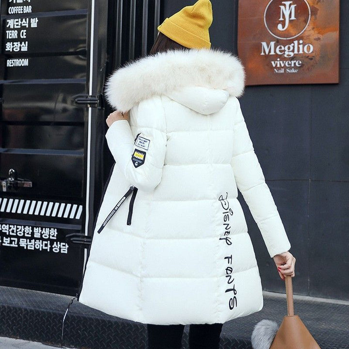 Veste matelassée à manches longues pour femmes avec col en fausse fourrure amovible Chic & Stil