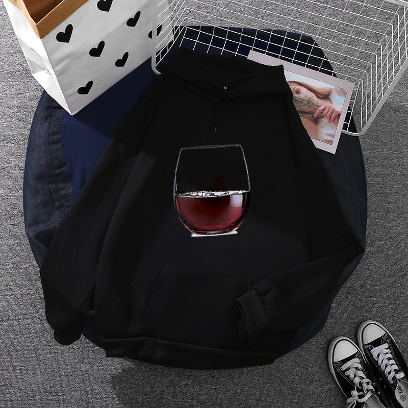 Women's hoodie with artistic glass design Chic & Stil