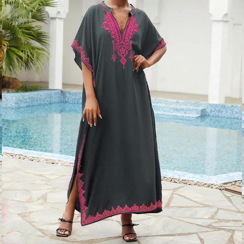 Chic and Style embroidered elegant kaftan dress for ladies