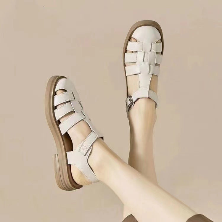 Ladies Elegant Adjustable Heeled Sandals Lune London