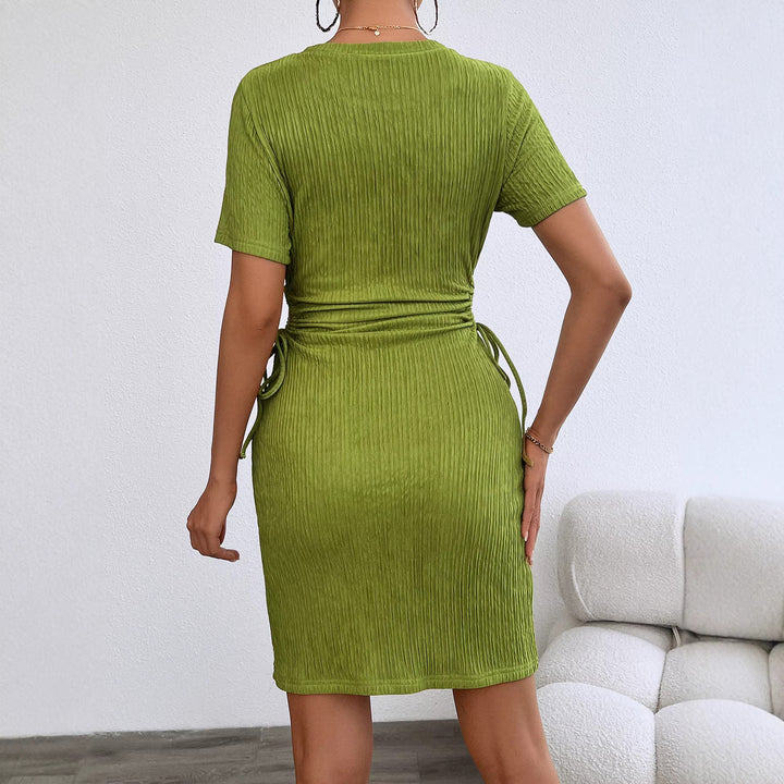 Flattering women's dress with side lacing Chic & Stil