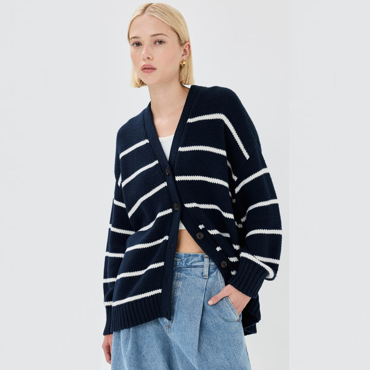 Women Striped Vest with Comfortable Cut Lune London