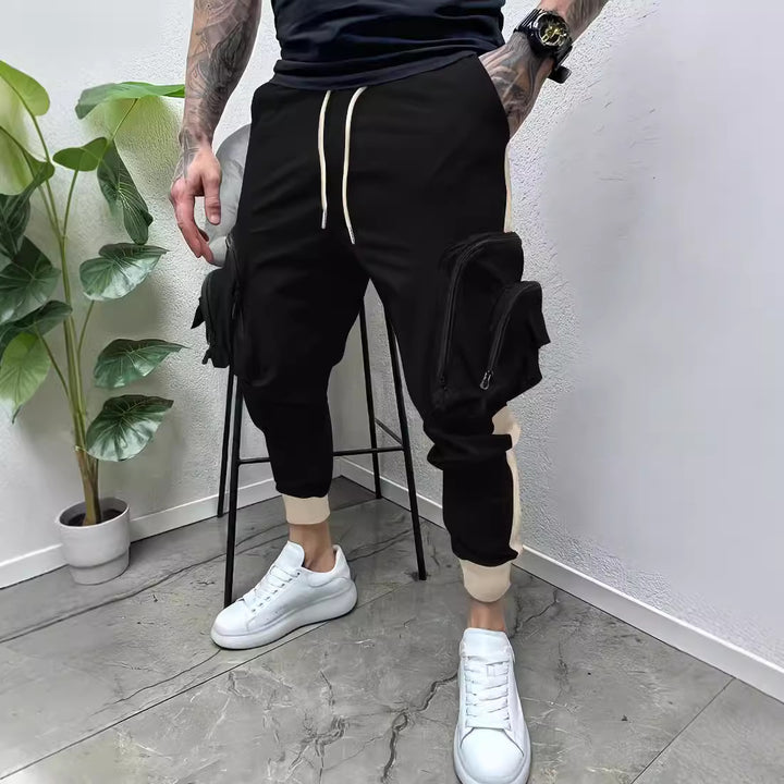 Men's cargo jogger pants with utility pockets Lune London