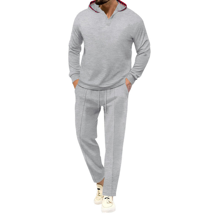 Men's comfortable waffle texture leisure suit Lune London