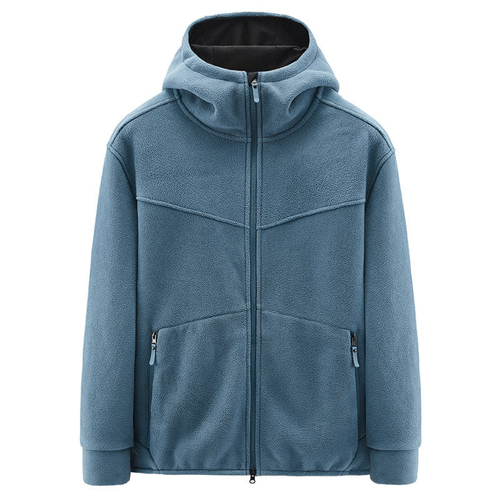 Men's fleece jacket with soft lining and practical pockets Lune London